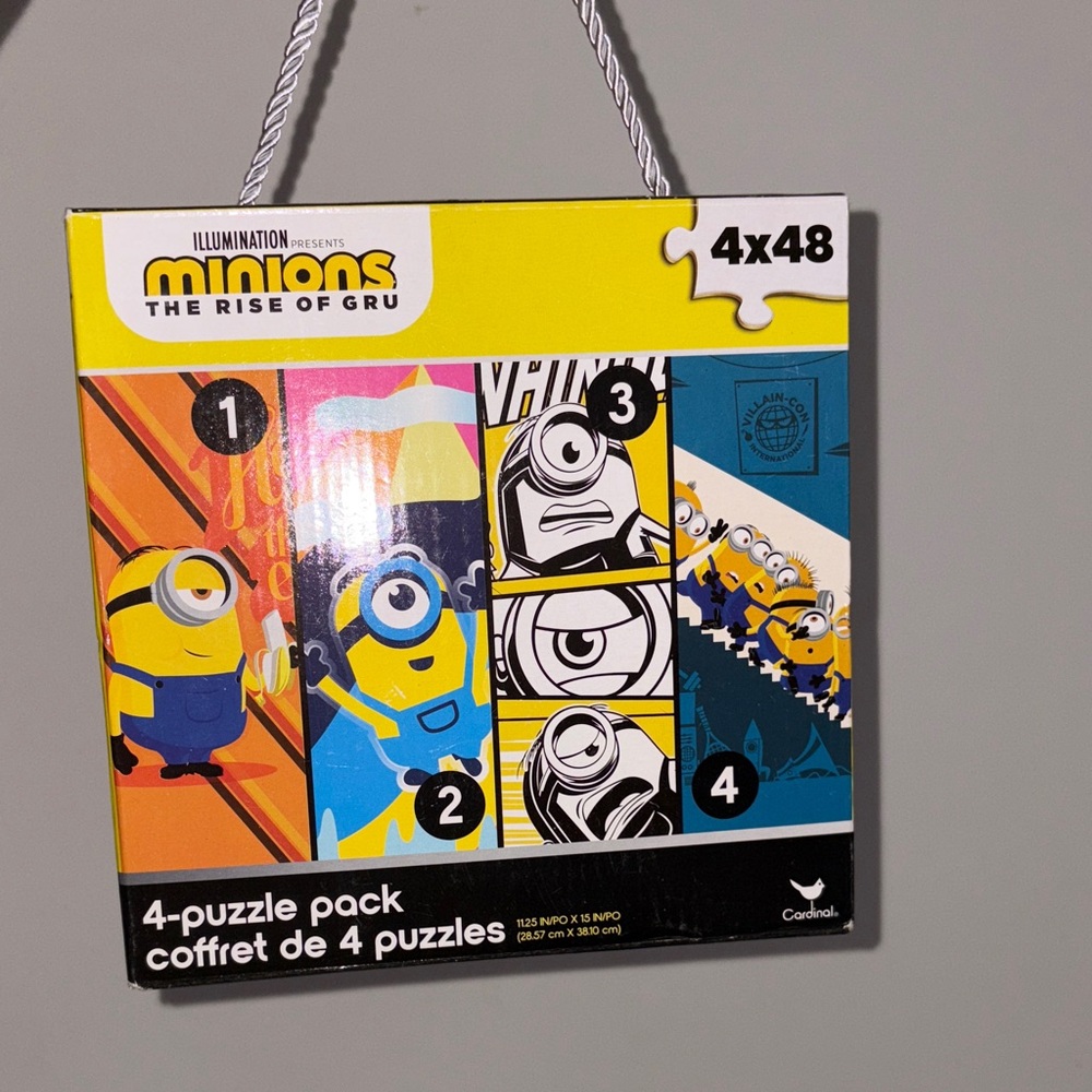 adidas Minions 4-Puzzle Pack - Yellow, Blue, Black